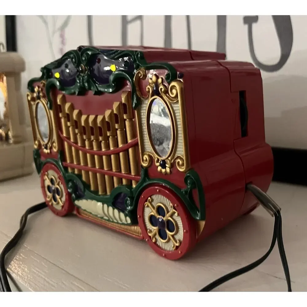 Mr Christmas Holiday Carousel 6 Horse 21 Carols Music Lights Box -Video In Pics!